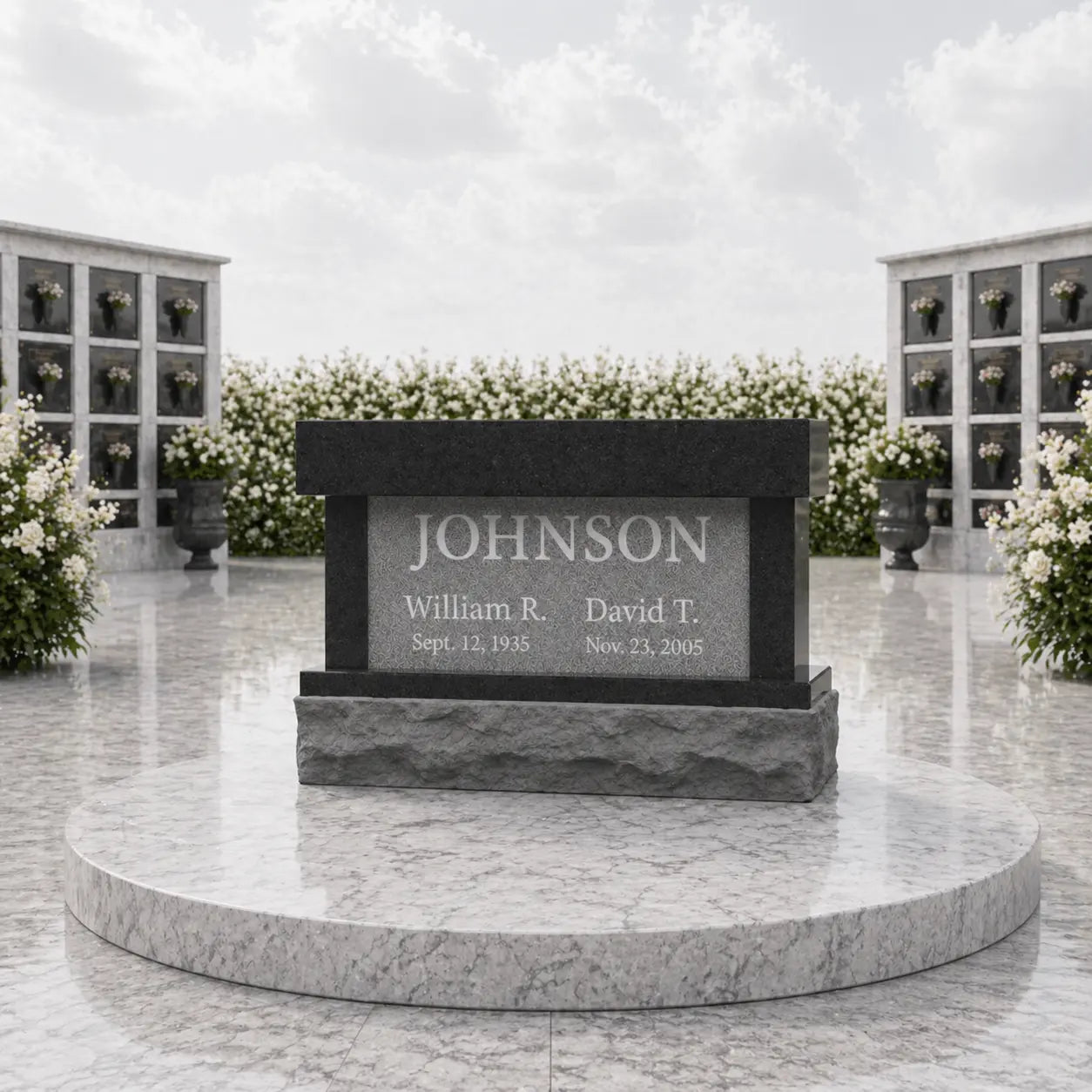 2-Niche Granite Columbarium 42x16x24