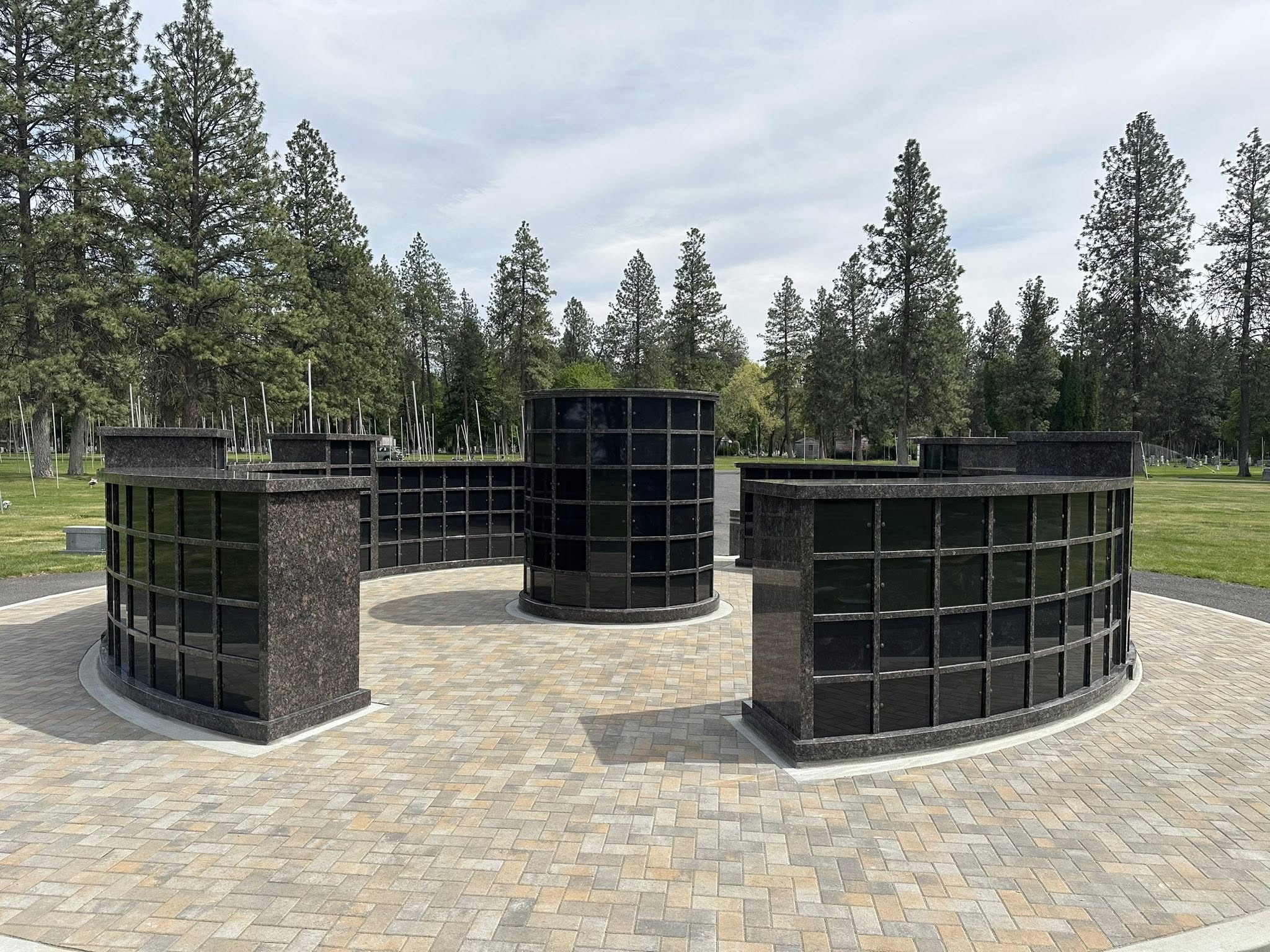 Large columbarium installation